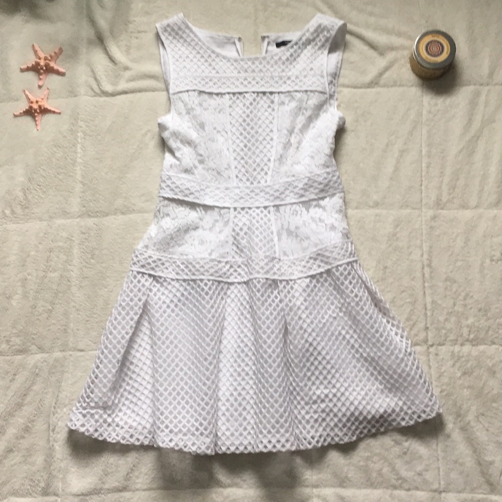 White lace dress!